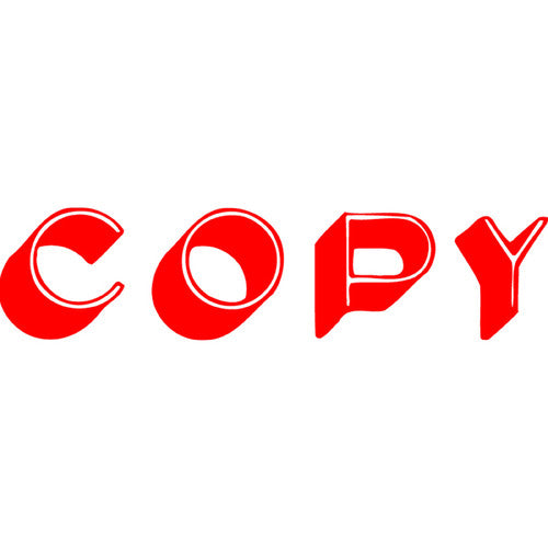 Xstamper CX-BN Message Stamp Copy Bold Red