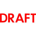 Xstamper CX-BN Message Stamp Draft Red