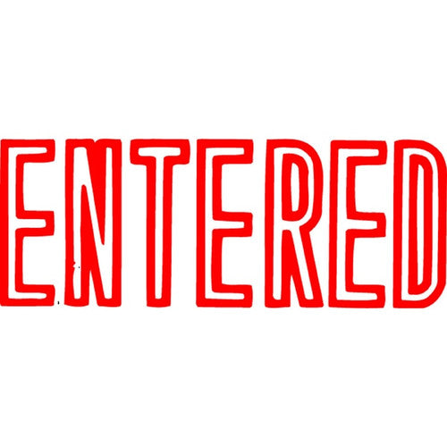 Xstamper CX-BN Message Stamp Entered Red