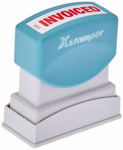 Xstamper CX-BN Message Stamp Invoiced Red