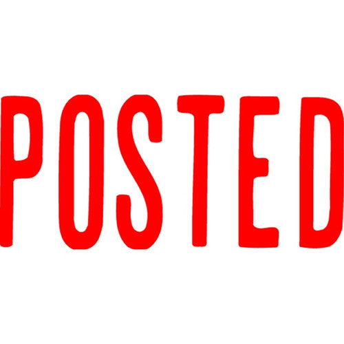 Xstamper CX-BN Message Stamp Posted Red