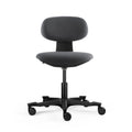 Rapidline Yoyo Swivel Task Chair 740-830mm Height Dark Grey Fabric
