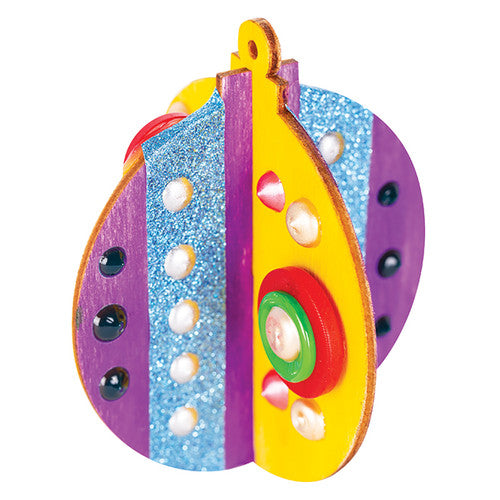 Zart 3D Wooden Festive Hangers Pack of 12