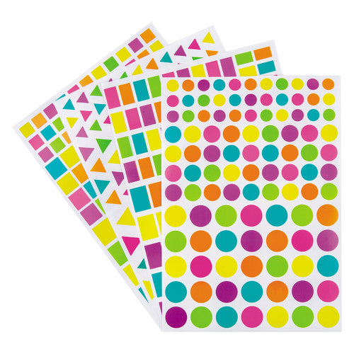 Zart Adhesive Shapes Assorted Pack of 40