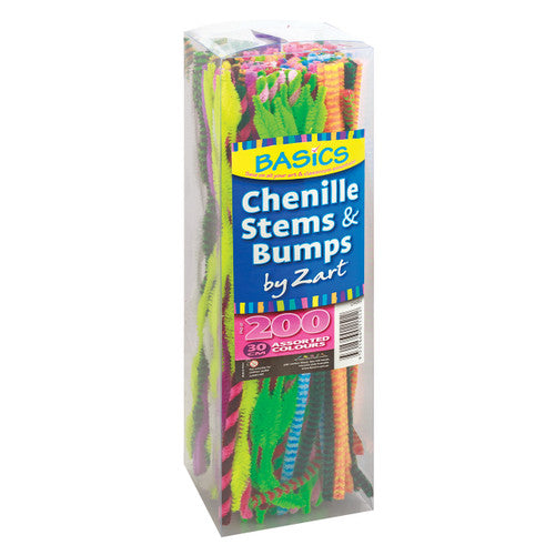 Zart Basics Chenille Stems and Bumps 30cm Pack of 200