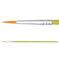 Zart Budget Taklon Brushes Round Size 2 Pack of 10