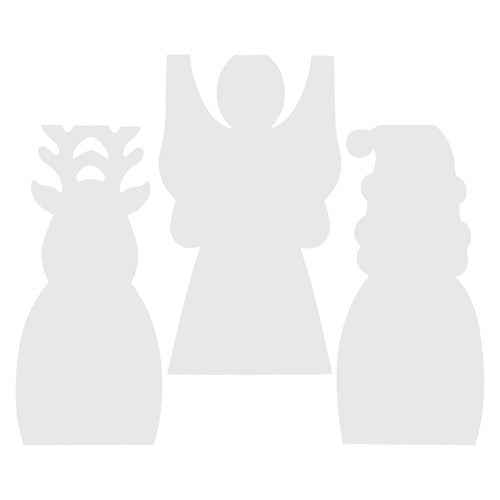 Zart Cardboard Standing Christmas Characters Pack of 12