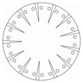 Zart Cardboard Weaving Bases Pack of 10