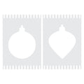 Zart Cardboard Weaving Looms Xmas Baubles Pack of 12