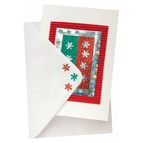 Zart Cards and Envelopes White Pack of 20