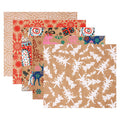 Zart Christmas Kraft Paper Assorted Pack of 40