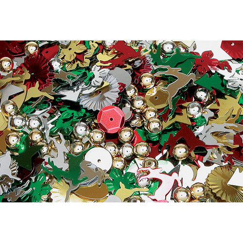 Zart Christmas Multi-Shape Sequins 25g