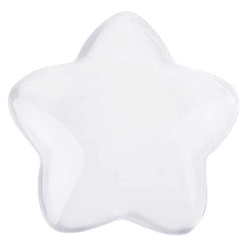 Zart Clear Glass Stars 48mm Pack of 10