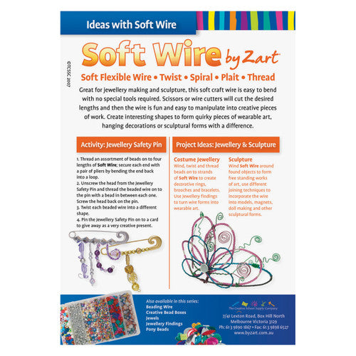 Zart Creative Soft Wire Assorted 60m