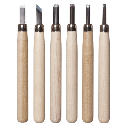 Zart Deluxe Lino and Wood Carving Tools Set of 6