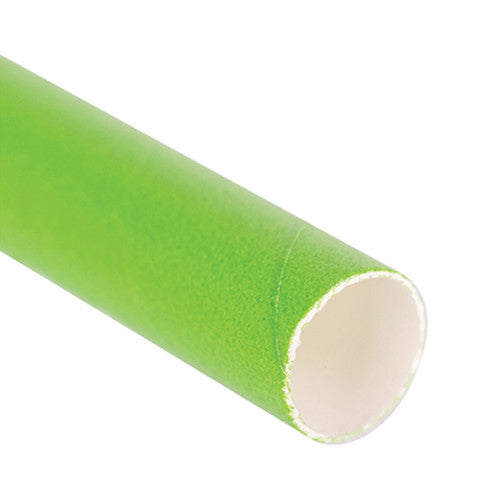 Zart Eco Paper Straws 8mm x 19.7cm Coloured Pack of 500