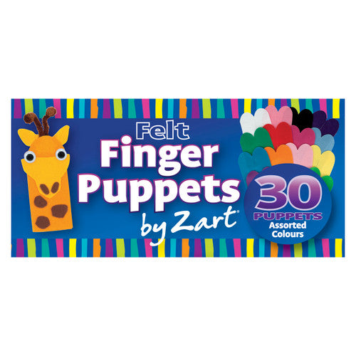 Zart Felt Finger Puppets Pack of 30