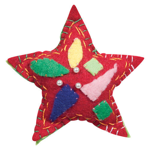 Zart Felt Star Decorations Pack of 60