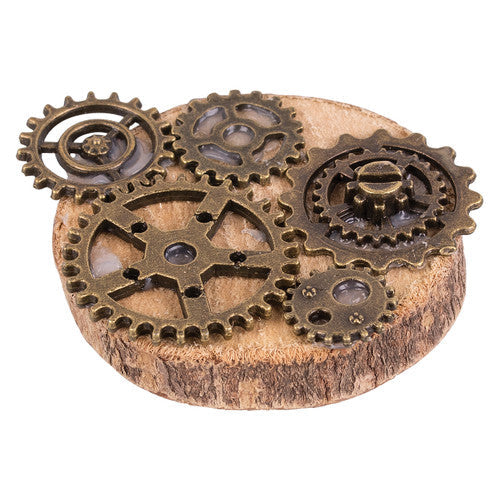 Zart Metal Gears and Cogs Assorted Pack of 48