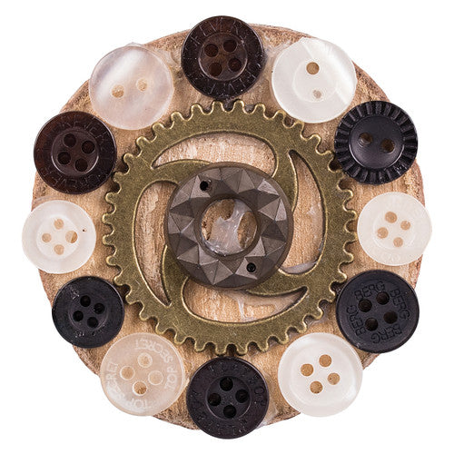 Zart Metal Gears and Cogs Assorted Pack of 48