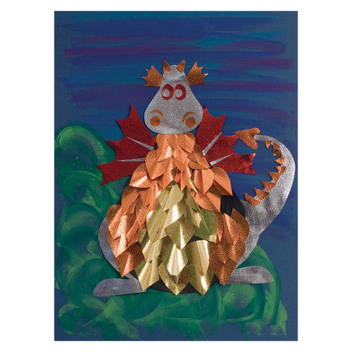Zart Metallic Scales Paper A4 Assorted Pack of 40