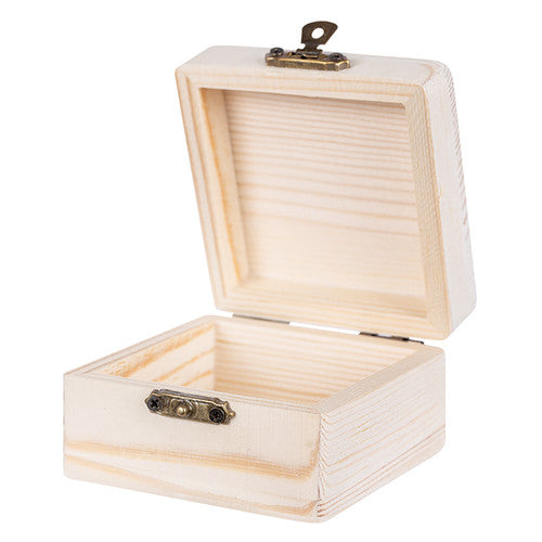 Zart Mini Square Wooden Jewellery Box