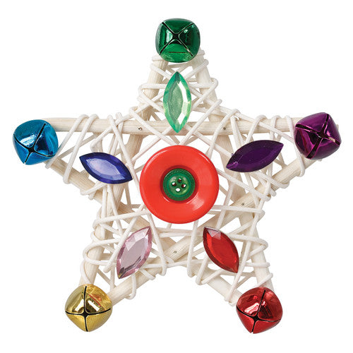 Zart Natural Mesh Stars 12cm Pack of 10