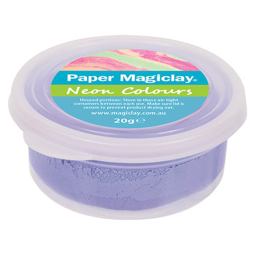 Zart Paper Magiclay Neon Colours 240g Pack of 12