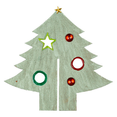 Zart Papier Mache 3D Christmas Trees Pack of 10