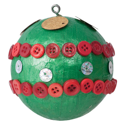 Zart Papier Mache Baubles 60mm Pack of 9