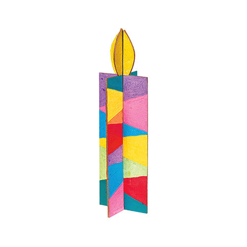 Zart Papier Mache Standing Candles Pack of 10