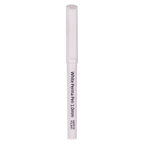 Zart Perma Pen White 1mm Tip Pack of 20