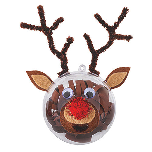 Zart Plastic Ball with Cut-Out Opening 80mm Pack of 10