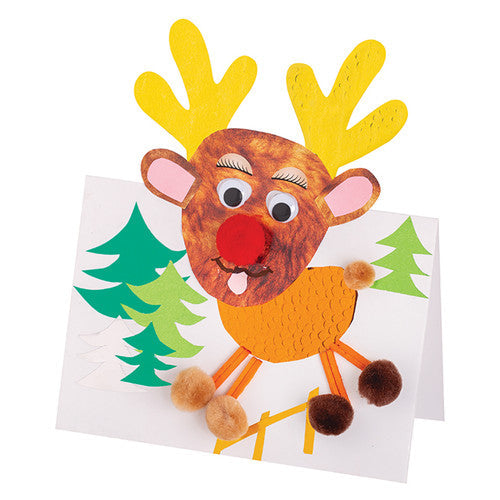 Zart Pop-Up Reindeer Cards Pack of 10