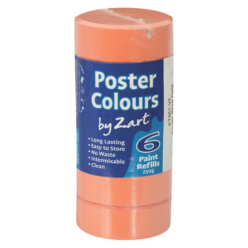 Zart Poster Colours Refill Vermilion Pack of 6