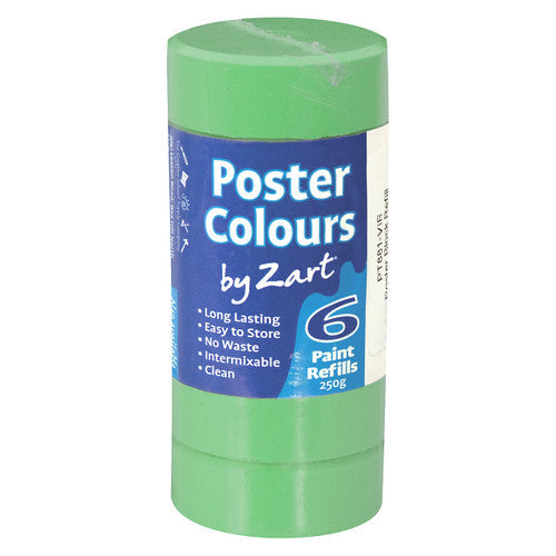 Zart Poster Colours Refill Viridian Pack of 6