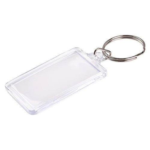 Zart Rectangle Key Ring Tags Pack of 10