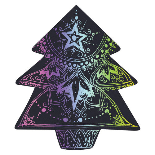 Zart Scratch Christmas Shapes Pack of 30
