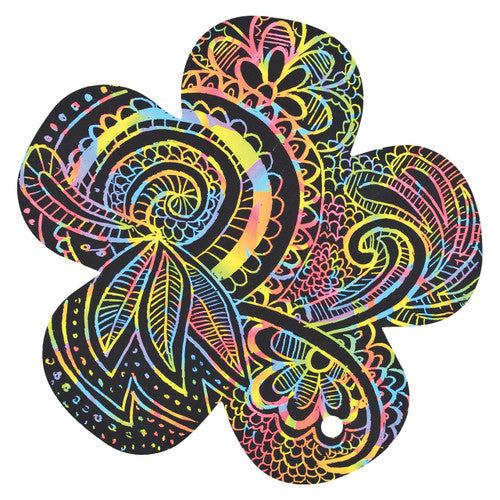 Zart Scratch Flowers Pack of 12