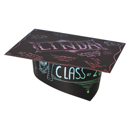 Zart Scratch Graduation Hats Pack of 10