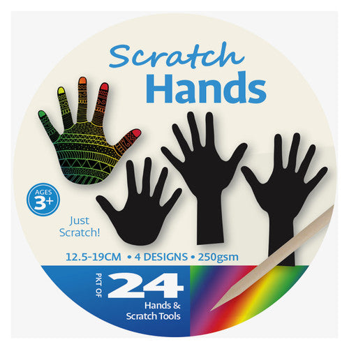Zart Scratch Hands Pack of 24