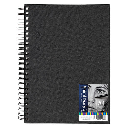 Zart Spiral Diary Hard Cover A4 100gsm