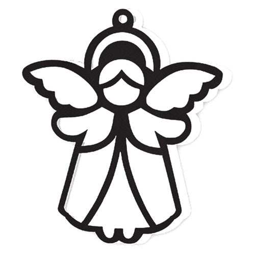 Stained Glass Angels Pack of 10