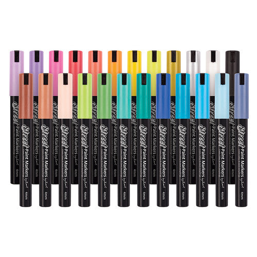 Zart Street Paint Markers Pack of 24