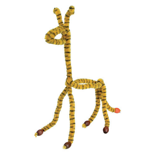 Zart Striped Chenille Stems Pack of 100