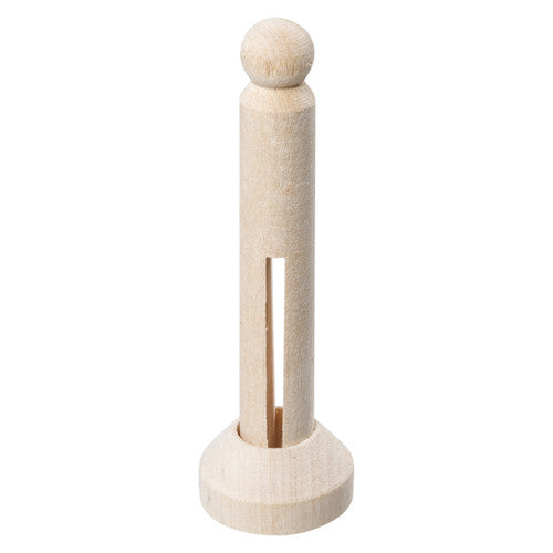 Zart Wooden Peg and Stand 9.5cm Pack of 24