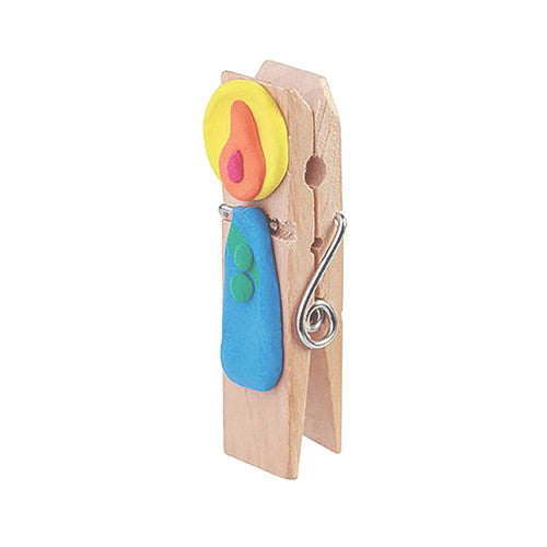 Zart Wooden Pegs 2 x 7cm Pack of 12