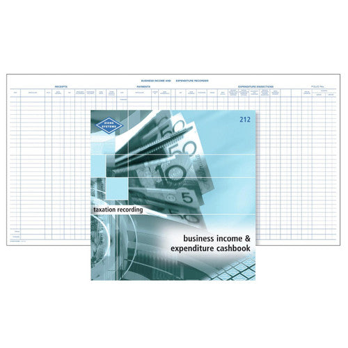 Zions ZN212 Business Income and Expenditure Cashbook