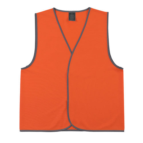 Zions Daytime Hi Vis Safety Vest Fluoro Orange 2XL Pack of 5