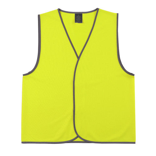 Zions Daytime Hi Vis Safety Vest Fluoro Yellow 4XL Pack of 5